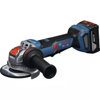 Bosch Professional GWX 18V-11PS Akumulatorowa Szlifierka Kątowa Solo, 18V, 125mm, X-LOCK, Niebiesko-Czarna, bez Akumulatora i Ładowarki