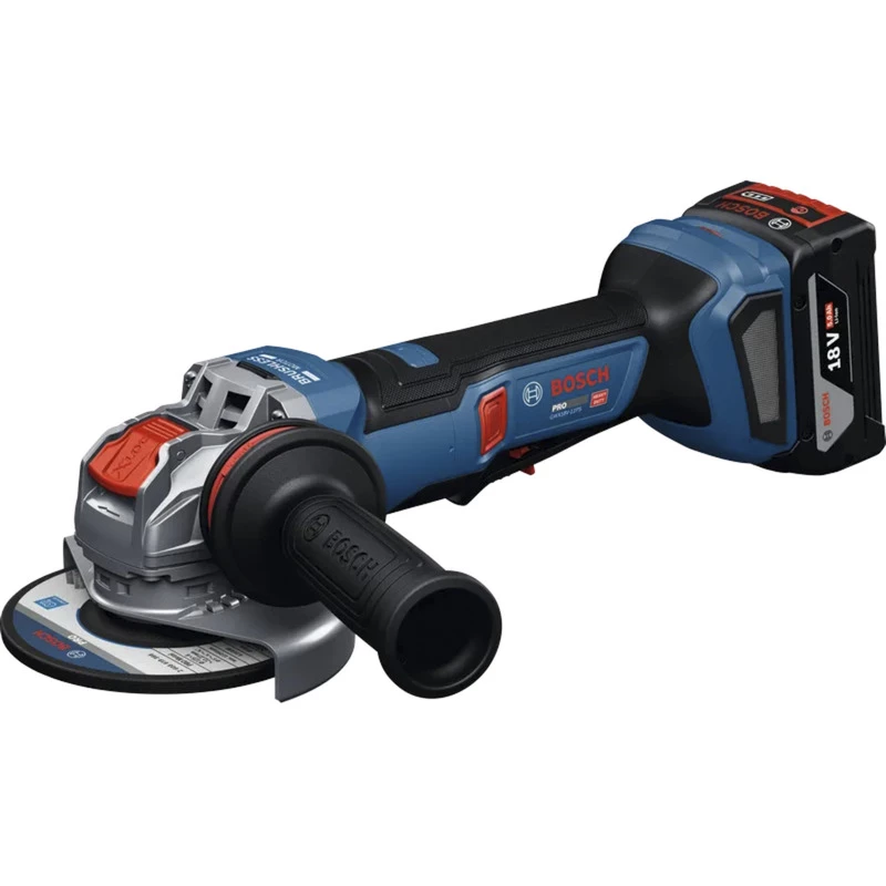 Bosch Professional GWX 18V-11PS Akumulatorowa Szlifierka Kątowa Solo, 18V, 125mm, X-LOCK, Niebiesko-Czarna, bez Akumulatora i Ładowarki