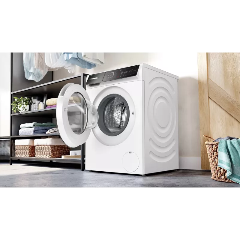 Bosch Serie 8 WGB256A9PL Pralka ładowana od przodu 10 kg 1600 obr./min Biała z i-DOS i Home Connect