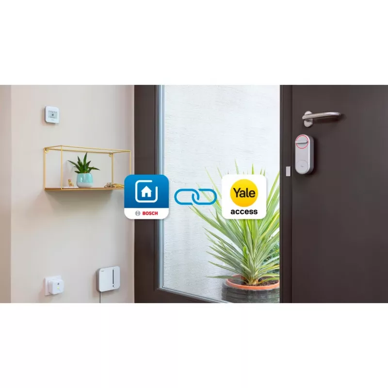 BOSCH SMARTHOME Smart Home Action Package Smart Closing (Biały, 1x Yale Linus Smart Lock, 1x Smart Home Controller)