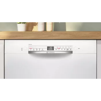 Bosch SMU2HTW08E Zmywarka do zabudowy, 60 cm, 13 kompletów, 5 programów, klasa energetyczna C, AquaStop, biała
