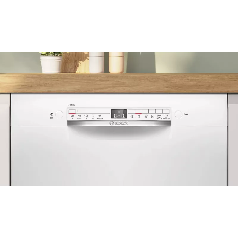 Bosch SMU2HTW08E Zmywarka do zabudowy, 60 cm, 13 kompletów, 5 programów, klasa energetyczna C, AquaStop, biała