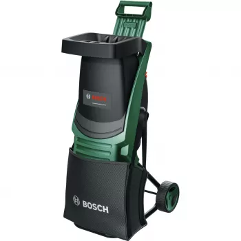 BOSCH UniversalShredder Akumulatorowy Rozdrabniacz Ogrodowy, 36V (2x18V-25), 2x 4.0Ah Akumulatory Li-Ion, Zielony/Czarny, POWER FOR ALL ALLIANCE