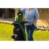 Bosch UniversalShredder Solo Akumulatorowy Rozdrabniacz Ogrodowy, 36V (2x18V), Wydajność do 40 mm, Pojemnik 50 L, Zielony/Czarny, Samo Narzędzie (06008E0001)