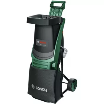 Bosch UniversalShredder Solo Akumulatorowy Rozdrabniacz Ogrodowy, 36V (2x18V), Wydajność do 40 mm, Pojemnik 50 L, Zielony/Czarny, Samo Narzędzie (06008E0001)