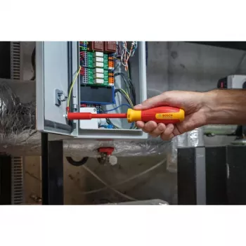 Zestaw wkrętaków izolowanych Bosch VDE 1600A02NF3, 7-częściowy, płaskie/Phillips/Pozidriv, 1000V, IEC 60900