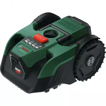 Kosiarka robotowa Bosch VISIMOW 18V-200, 18V, zielono-czarna, 1x akumulator Li-Ion 5,0 Ah, POWER FOR ALL ALLIANCE