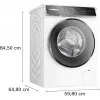 Bosch WGB266A0SN Pralka ładowana od przodu, 10 kg, 1600 obr/min, Klasa energetyczna A, Biała
