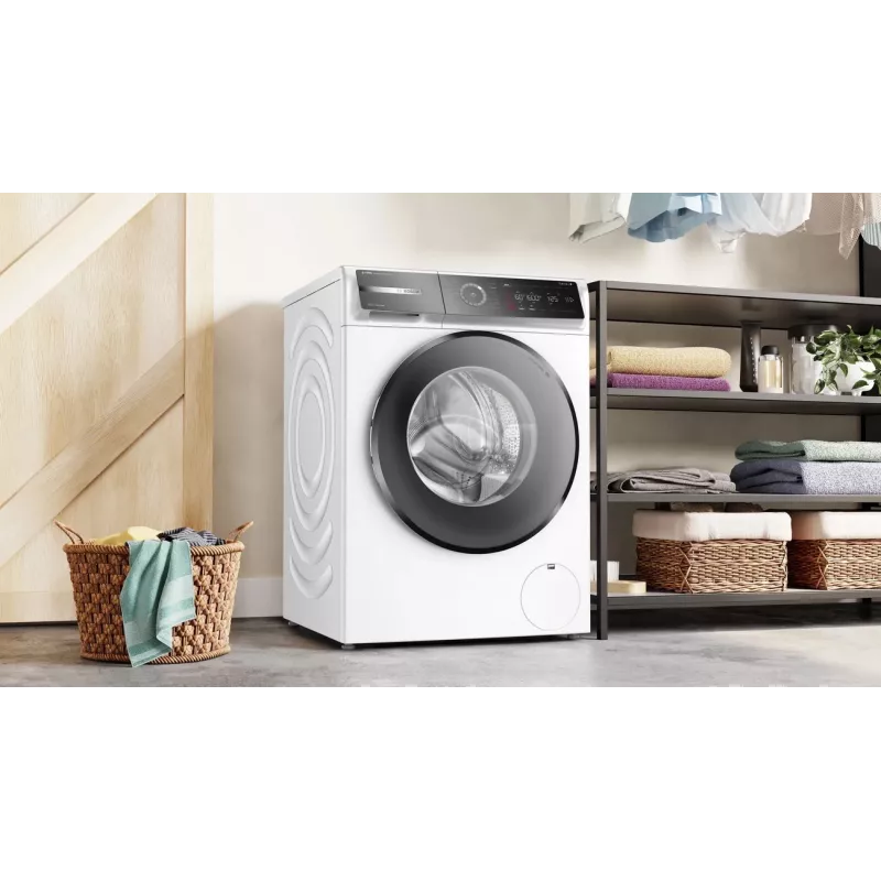Bosch WGB266A0SN Pralka ładowana od przodu, 10 kg, 1600 obr/min, Klasa energetyczna A, Biała
