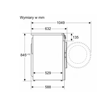 BOSCH WGG254ZGPL 9 kg pralka ładowana od przodu z i-DOS i Home Connect