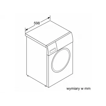 BOSCH WGG254ZGPL 9 kg pralka ładowana od przodu z i-DOS i Home Connect