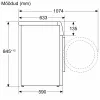 Pralka Bosch WGH256AESN, 10 kg, 1600 obr./min, Biała