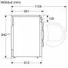 Bosch WQB246DLSN 9 kg pralka ładowana od przodu z i-DOS i Home Connect