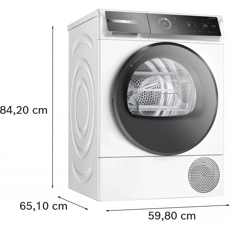 Bosch WQB246DLSN 9 kg pralka ładowana od przodu z i-DOS i Home Connect