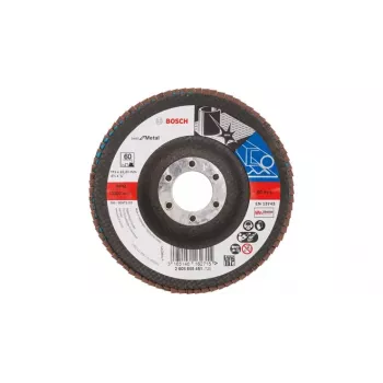 Bosch X571 Best for Metal Tarcza listkowa, 115 mm x 22,23 mm, tlenek cyrkonu, ziarno 40, stożkowa, 80 m/s, 13 300 obr./min, do stali i stali nierdzewnej 2608607336