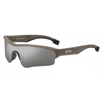 Okulary przeciwsłoneczne BOSS BOSS1607NS10A dla mężczyzn, osłona oversize, soczewka 99mm, 100% UV400