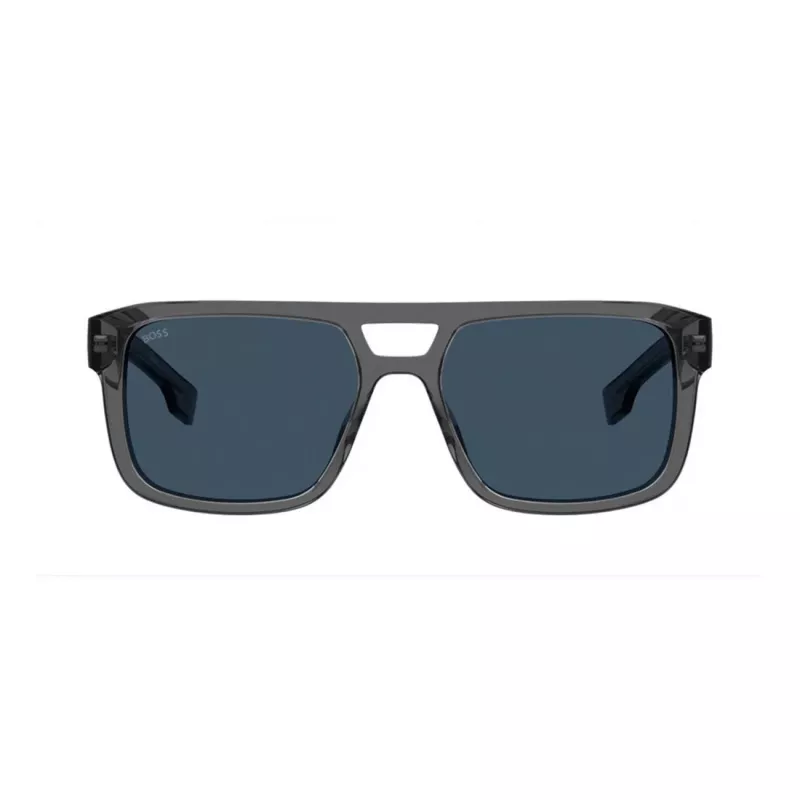 Okulary przeciwsłoneczne BOSS BOSS1648SKB7 Havana Brązowe Kwadratowe Acetat Męskie