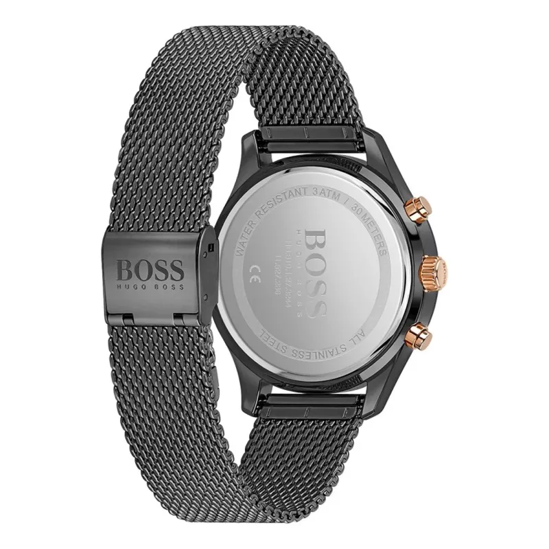 Zegarek męski BOSS Hero 1513811 Kwarcowy Chronograf 42 mm Stal nierdzewna Niebieska tarcza