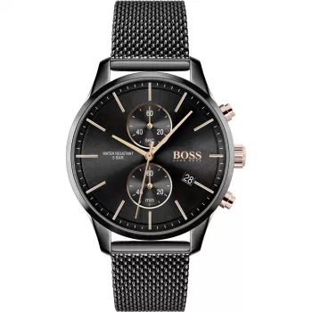 Zegarek męski BOSS Hero 1513811 Kwarcowy Chronograf 42 mm Stal nierdzewna Niebieska tarcza