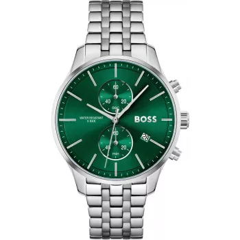 Zegarek męski BOSS Skymaster Chronograph 1513975 42mm Stal nierdzewna Niebieska tarcza