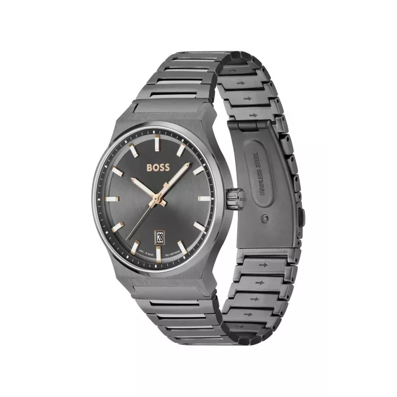 Zegarek męski BOSS Skymaster Chronograph 1514078 41mm Niebieska tarcza Stal szlachetna