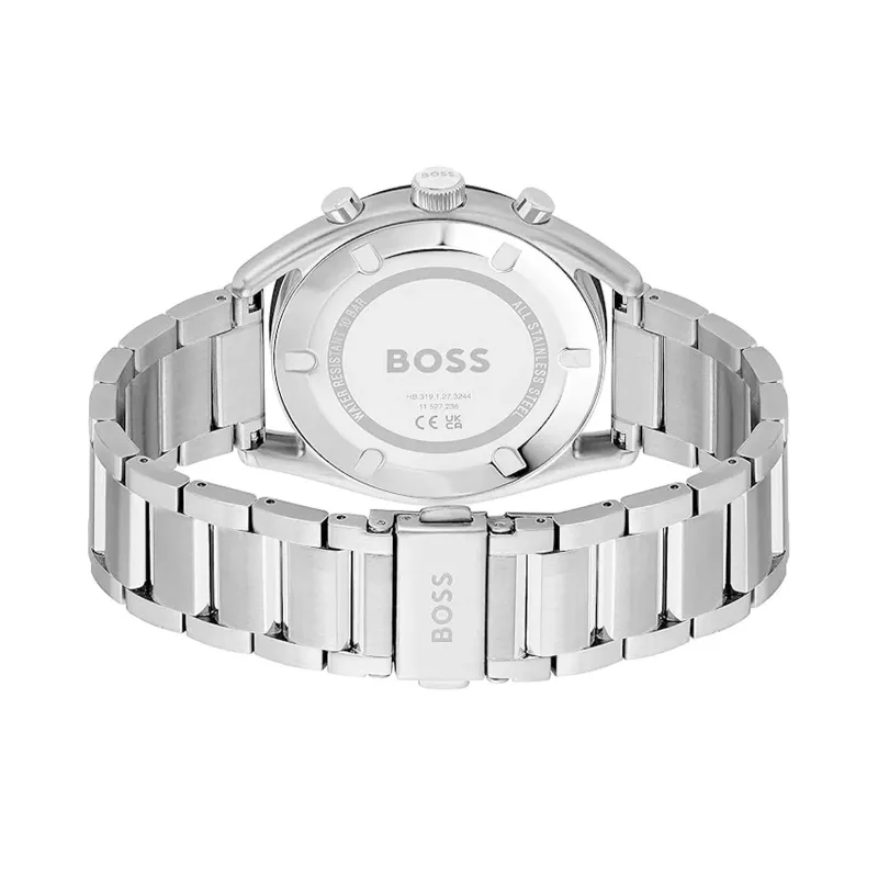 Zegarek męski BOSS Skymaster Chronograph 1514093 44mm Stal nierdzewna Niebieska tarcza