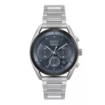 Zegarek męski BOSS Skymaster Chronograph 1514093 44mm Stal nierdzewna Niebieska tarcza