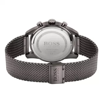 Zegarek męski BOSS 1513837 Skymaster Chronograf Niebieska Tarcza Stal Szlachetna 44mm