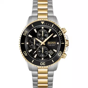 Zegarek męski BOSS 1513908 45mm Stal nierdzewna Niebieska tarcza Chronograf