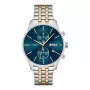 Zegarek męski BOSS 1513976 (42mm) - Niebieska tarcza, brązowy pasek skórzany