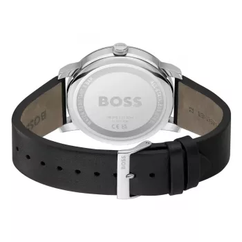 Zegarek męski BOSS 1514125 Velocity Kwarcowy Chronograf 44 mm Niebieska Tarcza Brązowy Pasek Skórzany