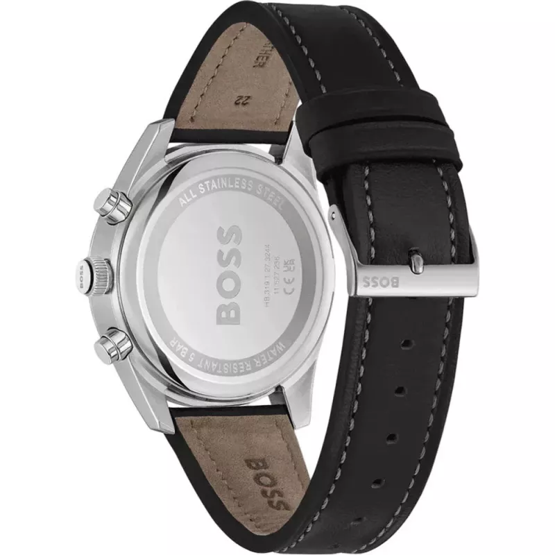 Zegarek męski BOSS 1514147 44mm Stal nierdzewna Niebieska tarcza Chronograf