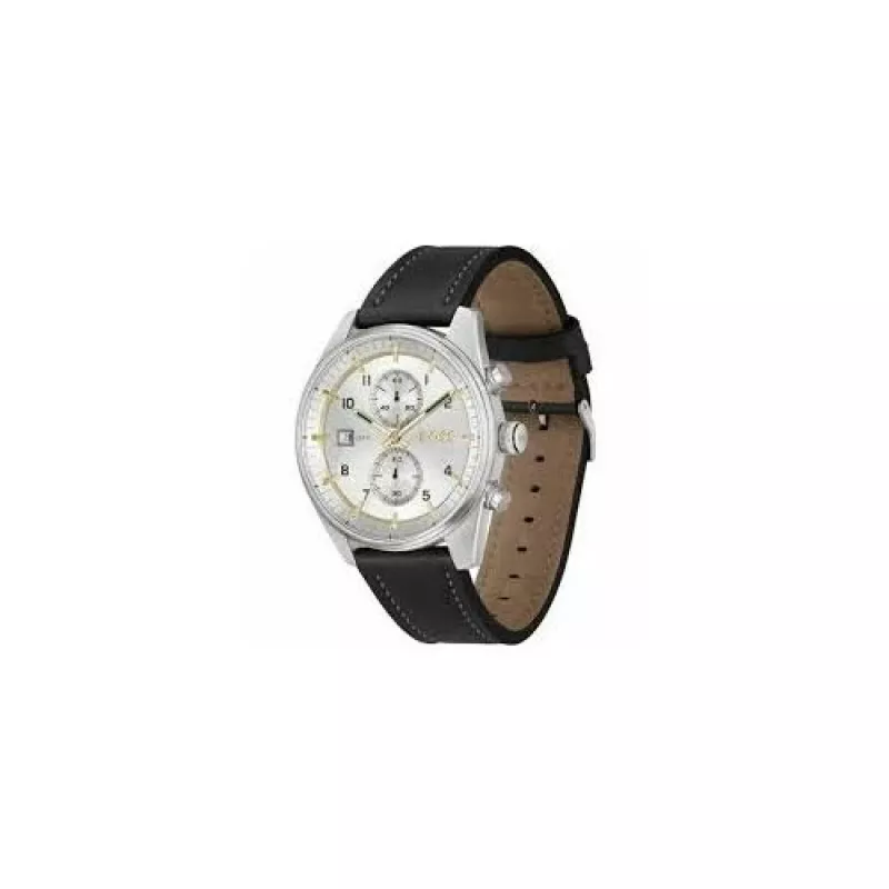 Zegarek męski BOSS 1514147 44mm Stal nierdzewna Niebieska tarcza Chronograf
