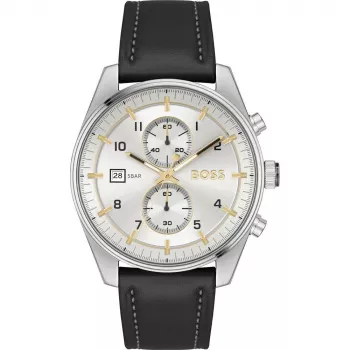 Zegarek męski BOSS 1514147 44mm Stal nierdzewna Niebieska tarcza Chronograf