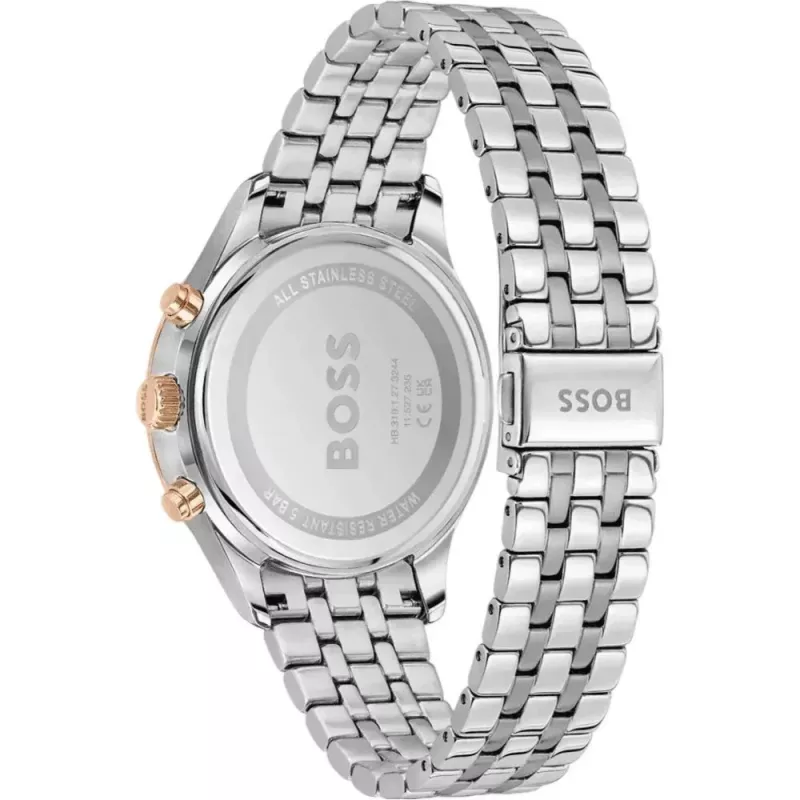 Zegarek męski BOSS 1514158 42mm stal nierdzewna niebieska tarcza bransoleta Milanese Mesh