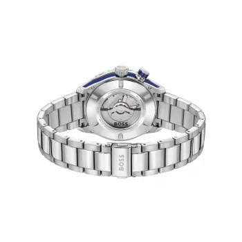 Zegarek męski BOSS 1514177 42mm Stal nierdzewna Niebieska tarcza Chronograf