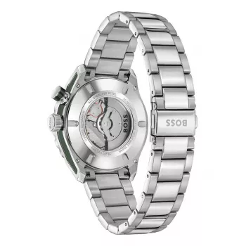 Zegarek męski BOSS 1514178 42mm Stal nierdzewna Niebieska tarcza Chronograf