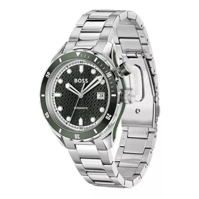 Zegarek męski BOSS 1514178 42mm Stal nierdzewna Niebieska tarcza Chronograf