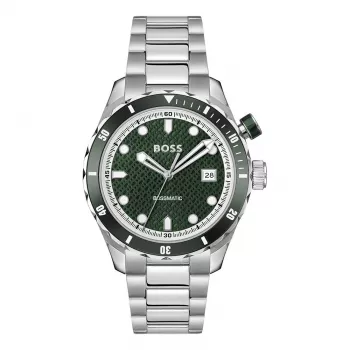 Zegarek męski BOSS 1514178 42mm Stal nierdzewna Niebieska tarcza Chronograf