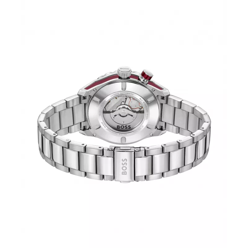 Zegarek męski BOSS 1514179 42mm Stal nierdzewna Niebieska tarcza Chronograf