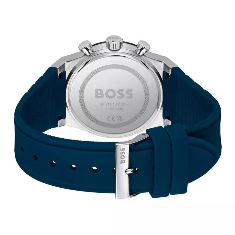 Zegarek męski BOSS 1514243 41mm Stal nierdzewna Niebieska tarcza Chronograf