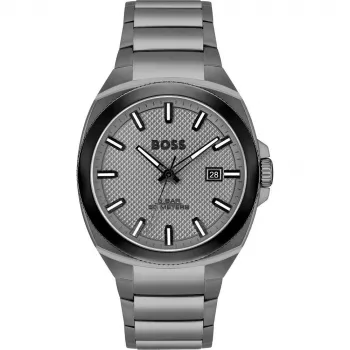 Zegarek męski BOSS Skymaster Quartz 1514137 41mm Niebieska tarcza Stalowa siatka