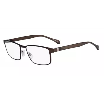 Okulary przeciwsłoneczne BOSS BOSS1119ITSYZ Męskie Prostokątne Acetat Pełna Oprawka Czarna Ramka Szare Szkła 56/18/140 mm UV400