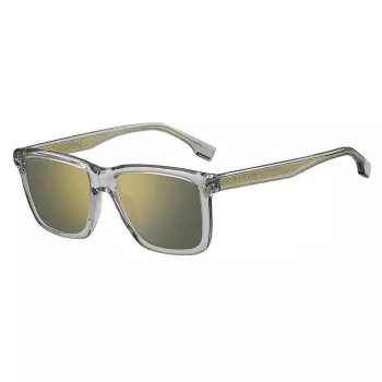 Okulary przeciwsłoneczne BOSS BOSS1317SKB7C Męskie Kwadratowa Oprawka Havana Acetat Brązowe Soczewki UV400