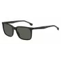 Okulary przeciwsłoneczne BOSS BOSS1579S807 Męskie Kwadratowe Acetat Czarna Oprawka Szare Szkła 57/17/145 mm