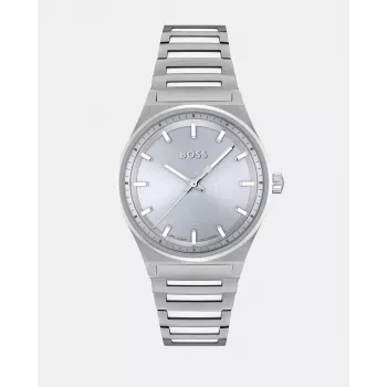 Zegarek BOSS Unisex 1502736 (32mm) Srebrna Stal Nierdzewna Siatka