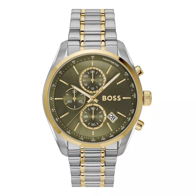 Zegarek męski BOSS Velocity Quartz Chronograph 1514227 44mm Czarny Silikon