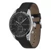 Zegarek BOSS Man 1514224 (44,5 mm) Kwarcowy Chronograf Niebieska Tarcza Brązowy Pasek Skórzany