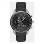 Zegarek BOSS Man 1514224 (44,5 mm) Kwarcowy Chronograf Niebieska Tarcza Brązowy Pasek Skórzany