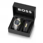 Zegarek BOSS Man 1570191 (41mm) Pilot Edition Kwarcowy Stal Nierdzewna Skóra Brązowy